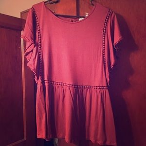 Anthropologie flowy top